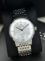 Hamilton Intra-matic Classic Silver Dial 38 mm, automático.