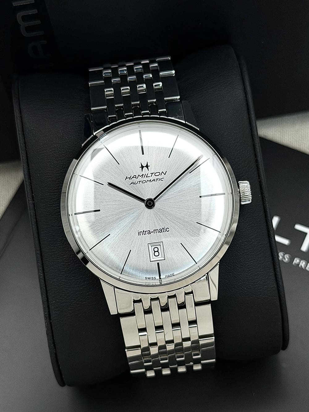 IMG_5302 Hamilton Intra-matic Classic Silver Dial 38 mm, automático. - Imagen 1
