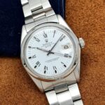 Rolex Date 34 mm White Roman Dial 1500, automático.