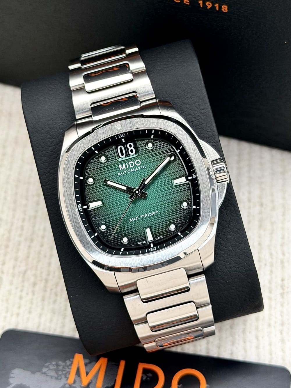 IMG_8089 Mido Multifort TV Big Date Green Dial 40 mm FULL SET 2025, automático. - Imagen 1
