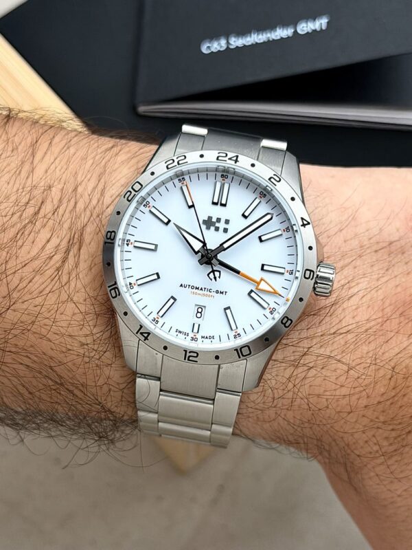 Christopher Ward C63 Sealander GMT 39 mm White Dial 2025 FULL SET