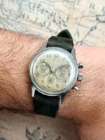 RARO Omega Chronograph 1946 CK 2451 / 174 Cal. 321 FUERZA AEREA ARGENTINA FAA, a cuerda - Imagen 2