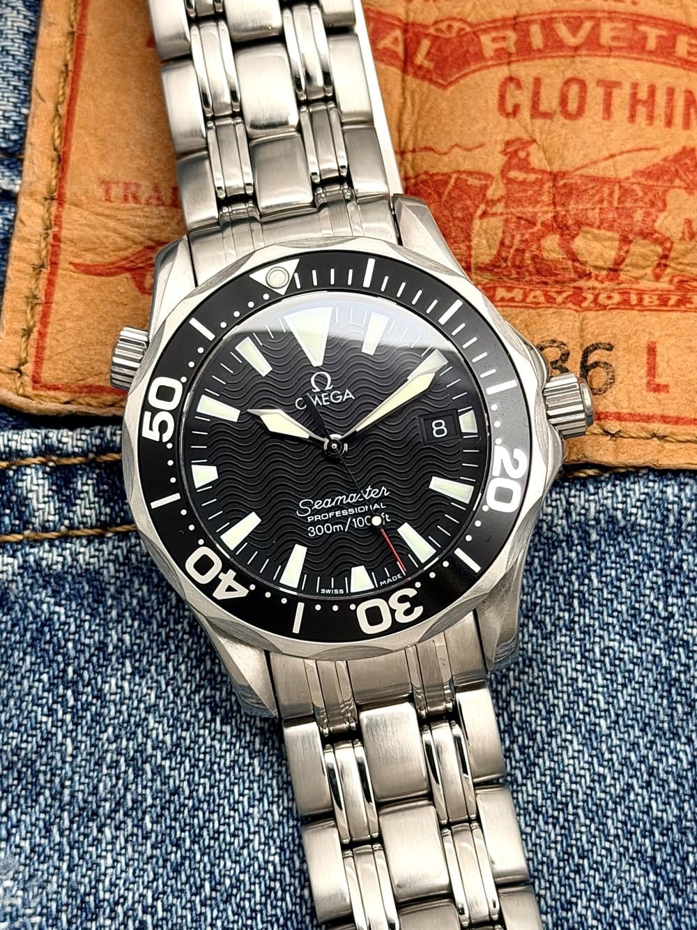 IMG_0171 Omega Seamaster Diver 300M "Peter Blake" 36.25 mm Quartz 2262.50.00, de cuarzo. - Imagen 1