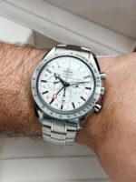 Omega Speedmaster Broad Arrow Co-Axial GMT White Dial 44 mm FULL SET, automático. - Imagen 2