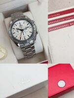 Omega Speedmaster Broad Arrow Co-Axial GMT White Dial 44 mm FULL SET, automático. - Imagen 7