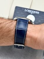 Longines Master Collection Blue Sunray Dial Diamonds 40 mm FULL SET 2023, automático. - Imagen 8