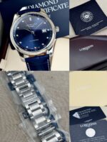 Longines Master Collection Blue Sunray Dial Diamonds 40 mm FULL SET 2023, automático. - Imagen 10