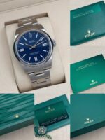 Rolex Oyster Perpetual Med Blue Dial 41 mm 2026 134300 FULL SET, automático. - Imagen 8