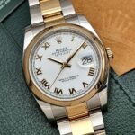 Rolex Datejust 36 Two Tone 116203 FULL SET 2015, automático.