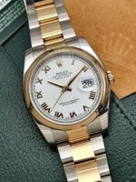 Rolex Datejust 36 Two Tone 116203 FULL SET 2015, automático.