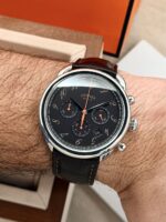 Hermès Arceau Chronograph Brown Dial 43 mm AR4.910, automático. - Imagen 2
