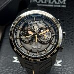 Graham Silverstone RS Skeleton Black Dial 46 mm Limited Edition, automático.