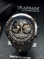 Graham Silverstone RS Skeleton Black Dial 46 mm Limited Edition, automático.