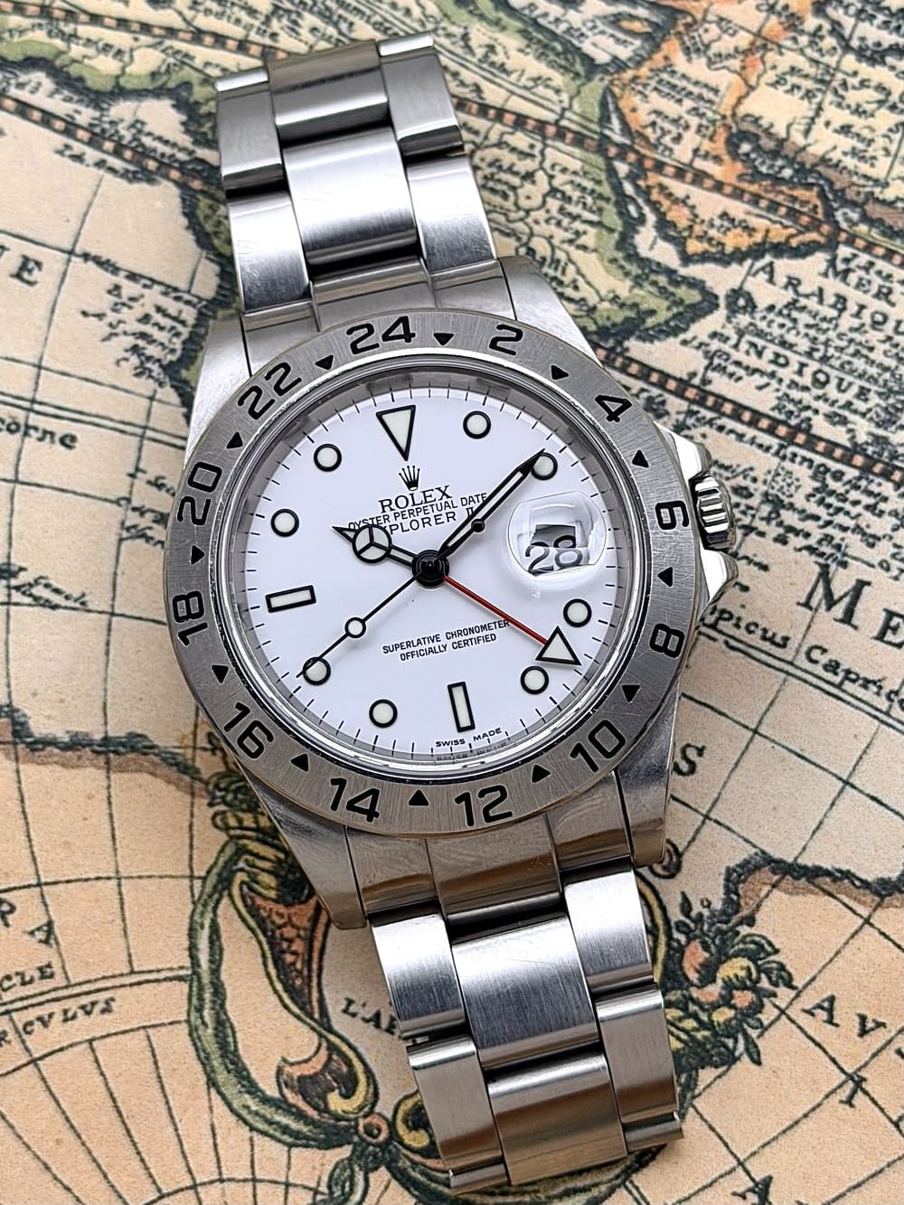 IMG_5208 Rolex Explorer II "Polar" 40 mm 16570 2007, automático. - Imagen 1