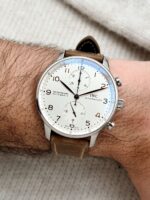 IWC Portugieser Chronograph 40.9 mm White Dial, automático. - Imagen 2