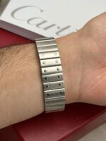 Cartier Santos Galbée XL Automatic W20098D6 32 x 45 mm, automático. - Imagen 9