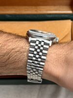 Rolex Datejust 36 mm "Tapestry" Silver Dial Engine Turned Jubilee, automático. - Imagen 8
