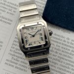 Cartier Santos Galbée Large W20018D6 29 x 41 mm, de cuarzo.