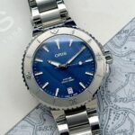 Oris Aquis Date 300M Aegean Blue MOP 36.5 mm, automático.