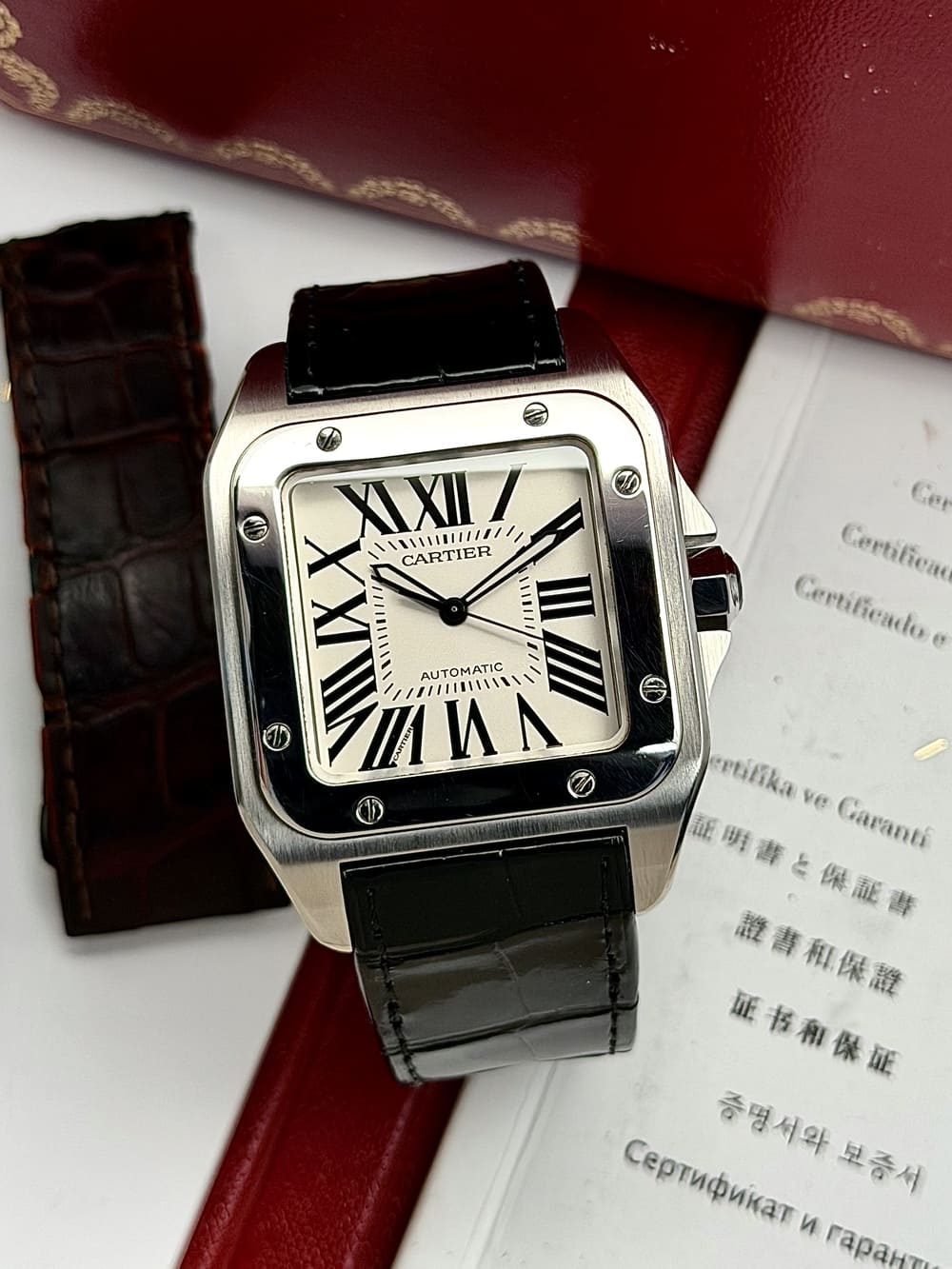 IMG_7125 Cartier Santos 100 XL, automático. - Imagen 1