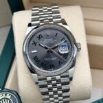 Rolex Datejust 36 "Wimbledon" Jubilee 126200 Slate Grey Roman Dial FULL SET 2025, automático.