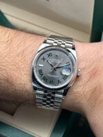 Rolex Datejust 36 "Wimbledon" Jubilee 126200 Slate Grey Roman Dial FULL SET 2025, automático. - Imagen 2