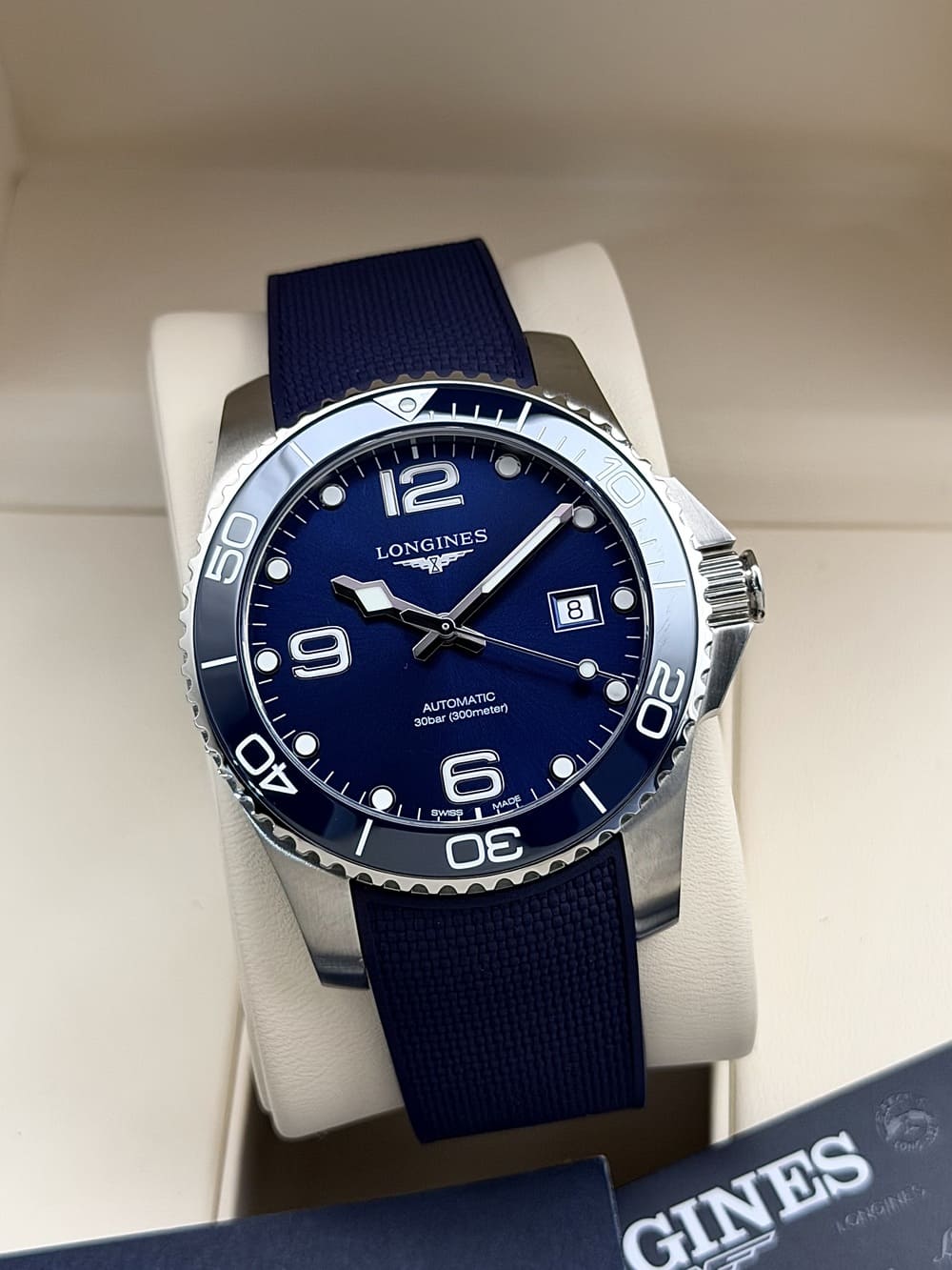 IMG_7296 "DESCUENTO DÍA DEL PADRE" Longines HydroConquest Blue Dial 43 mm FULL SET 2026, automático. - Imagen 1
