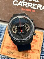 "DESCUENTO ESPECIAL DÍA DEL PADRE" TAG Heuer Grand Carrera Calibre 17 RS2 Chronograph 43 mm CAV518B, automático.