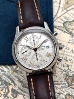 Breitling Grand Premier White Roman Dial A13024.1, automático.