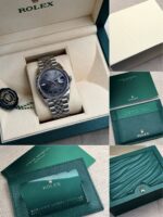 Rolex Datejust 36 "Wimbledon" Jubilee 126200 Slate Grey Roman Dial FULL SET 2025, automático. - Imagen 11