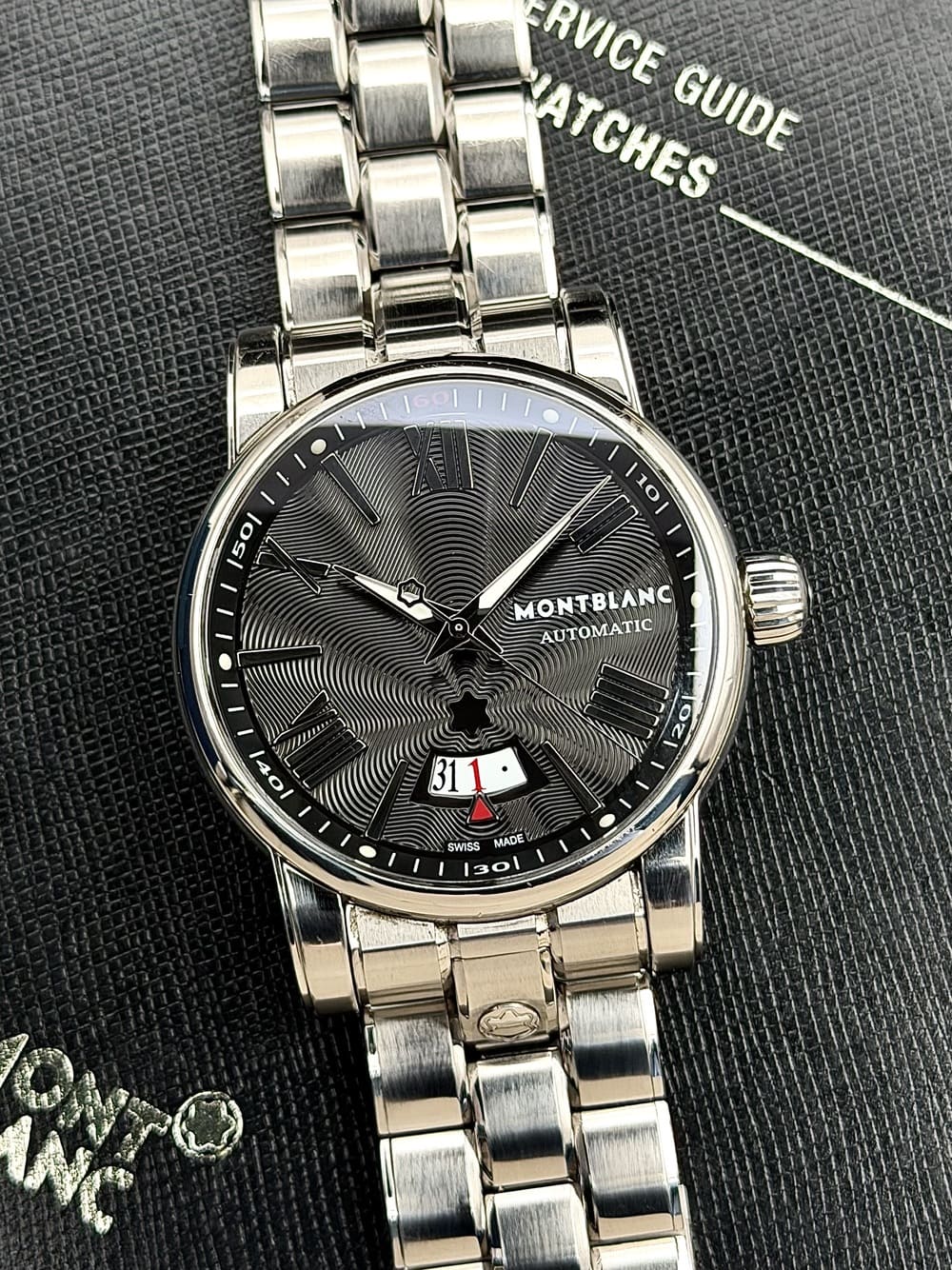 IMG_7703 Montblanc Star Black Roman Dial Automatic 41 mm FULL SET, automático. - Imagen 1
