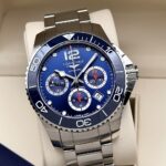 Longines HydroConquest Chronograph 43 mm Blue Dial FULL SET, automático.