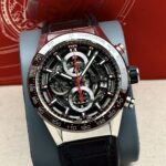 TAG Heuer Carrera Calibre Heuer 01 Skeleton Brown 43 mm FULL SET 2019, automático.