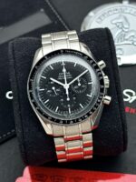Omega Speedmaster Professional Moonwatch 42 mm Hesalite Cal. 1861 FULL SET, a cuerda.