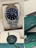 Rolex Datejust 41 Black Dial 126300 FULL SET 2023, automático. - Imagen 11