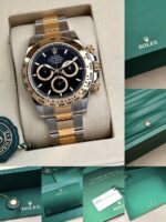 Rolex Cosmograph Daytona Two Tone Black Dial 40 mm 126503 2026 FULL SET, automático. - Imagen 12