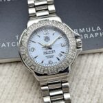 TAG Heuer Formula 1 Lady Diamonds White Dial 37 mm WAC1215 FULL SET, de cuarzo.
