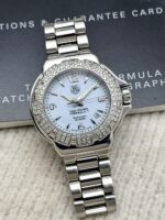 TAG Heuer Formula 1 Lady Diamonds White Dial 37 mm WAC1215 FULL SET, de cuarzo.