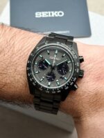 Seiko Prospex Speedtimer Solar Black Series 39 mm SSC917P1 FULL SET, solar. - Imagen 2