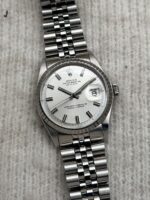 RARO Rolex Datejust Silver "Wide Boy" Dial 36 mm 1970 1603, automático.
