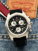 Breitling Colt Chronograph Black Dial 44 mm A73388, de cuarzo.