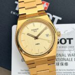 Tissot PRX Gold Dial 40 mm FULL SET, de cuarzo.