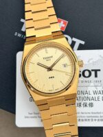 Tissot PRX Gold Dial 40 mm FULL SET, de cuarzo.