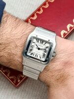 Cartier Santos Galbée XL Automatic W20098D6 32 x 45 mm, automático. - Imagen 2
