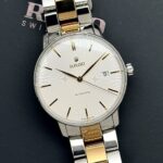 Rado Coupole Classic Automatic White Dial Two Tone 38 mm 763.3860.4, automático.