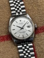 RARO Rolex Datejust Silver "No Lume" Dial 36 mm 1601, automático.