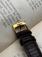 Omega De Ville Silver Sparkle Dial 32 mm 111.098 18K Solid Gold 1970, a cuerda - Imagen 7