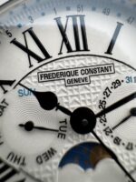 Frederique Constant Classics Business Timer Moonphase White Dial 40 mm FULL SET, de cuarzo. - Imagen 3