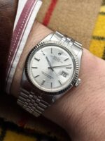 RARO Rolex Datejust Silver "No Lume" Dial 36 mm 1601, automático. - Imagen 2