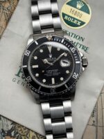Rolex Submariner Date Matte Dial 40 mm 16800 1985 FULL SET, automático.
